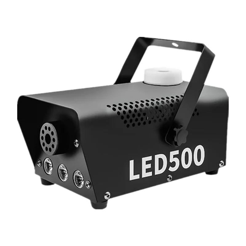 Sahne özel efekt sis makinesi 500W sis makinesi Disko ayarı atmosfer LED sis makinesi Küçük özel oda