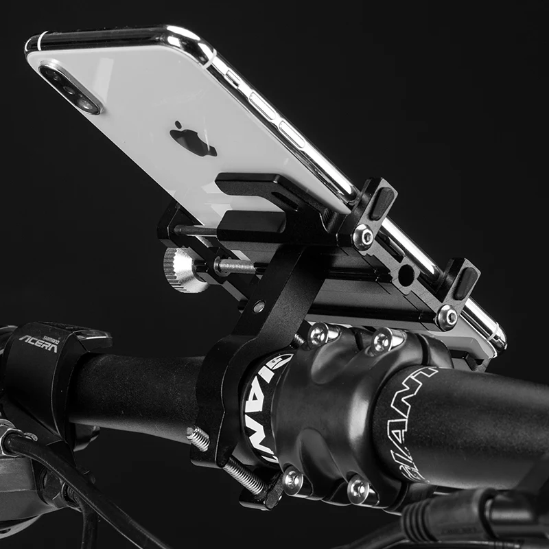 ROCKBROS telefon tutucu Motosiklet Elektrikli Bisiklet Cep Telefonu Alüminyum Alaşımlı Dirsek Beş Pençeleri Mekanik Telefon Destek Braketi