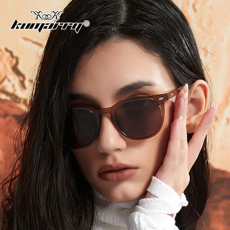 Vintage Kadın Güneş Gözlüğü Perçin güneş gözlüğü Erkekler İçin Marka Tasarımcısı Sunglass Açık Sokak Y2k Moda Stil Gözlük gafas UV400