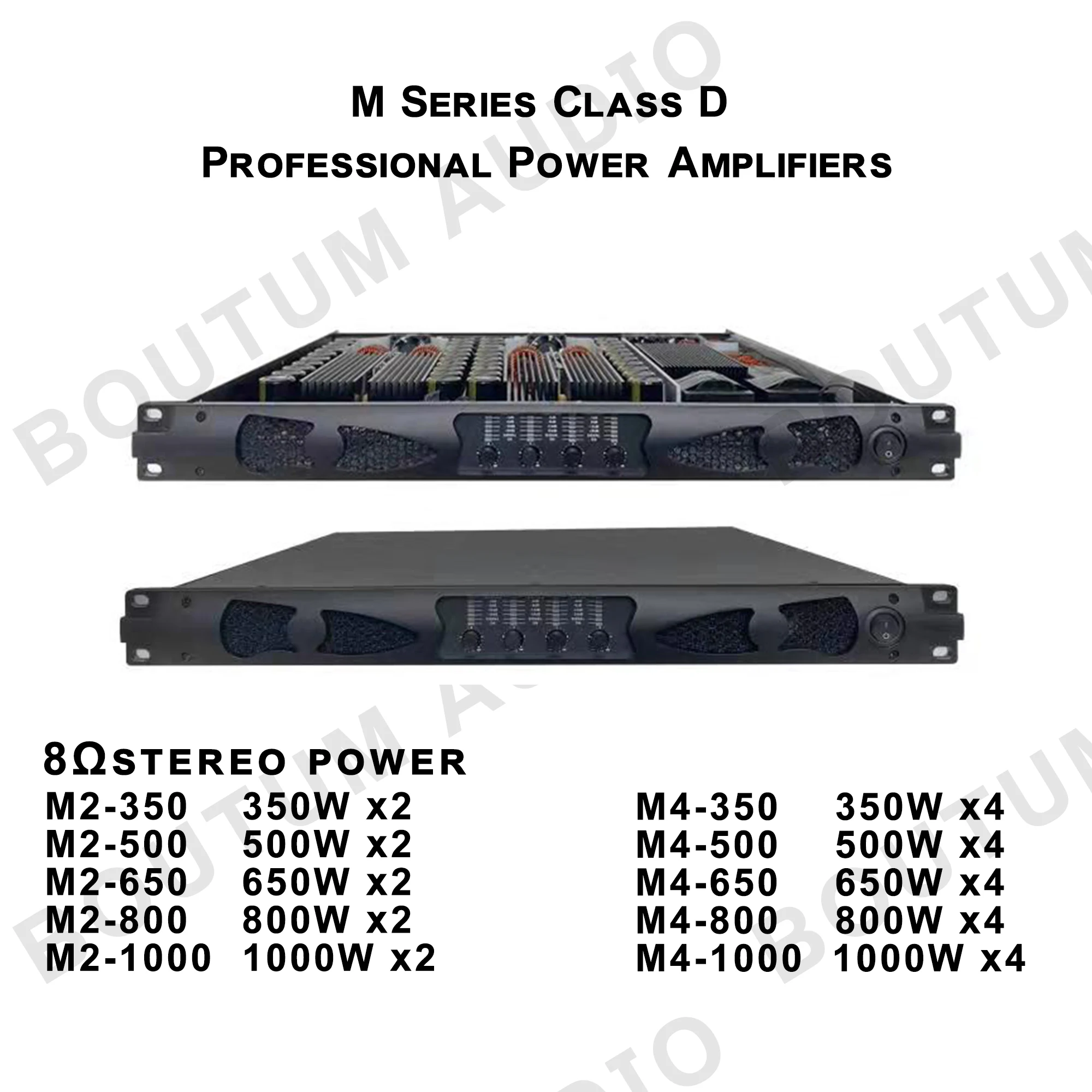 Profesyonel Ses Sistemi 1u 2*800w güç amplifikatörü M2-800 Profesyonel Dj Ekipmanları PA Sistemi DJ Kutusu Ses Sistemi