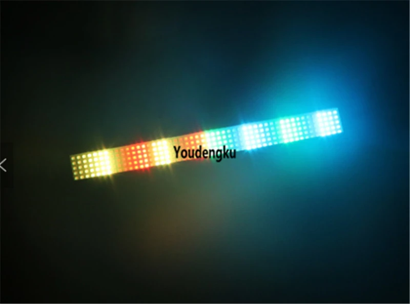 4 adet Çin Yeni 500 * 0.2 w yıkama bar dj ışın RGB 3in1 piksel led hareketli kafa ışık DMX 150 w RGB LED strobe 5 segment kontrolü