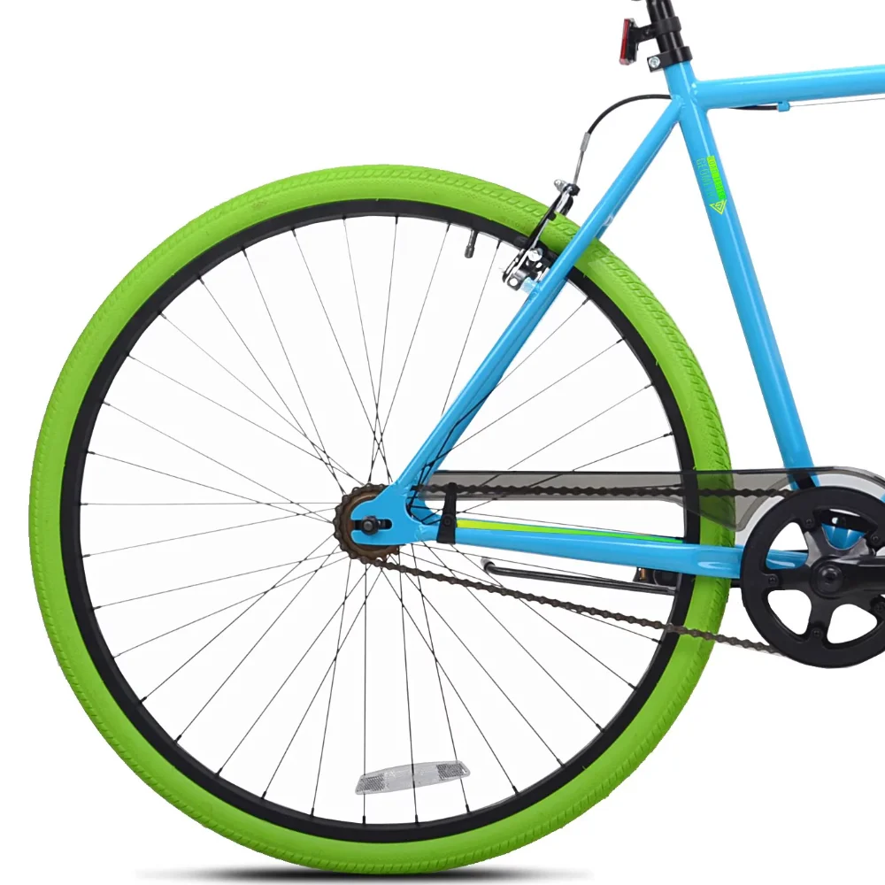 700C Erkek Ridgeland Hibrit Bisiklet, Mavi / Yeşil