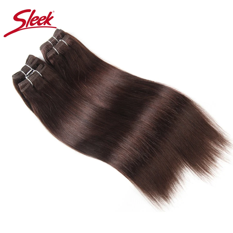 Şık Brezilyalı Yaki Düz Saç 4 Demetleri Anlaşma 190G 1 Paket insan saçı örgüsü Demetleri Olmayan Remy Kırmızı/Burg / 1B / 2 / 4 Saç Uzatma