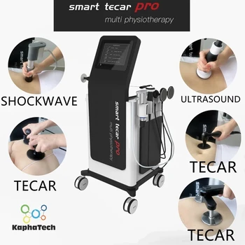 3 in 1 Pnömatik Şok Dalgası Ultrason Tecar Terapi Makinesi Vücut Ağrı kesici Spor Rehabilitasyon ve ED Tedavisi