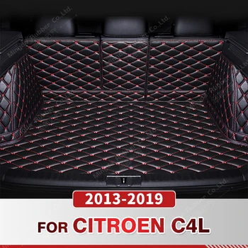 Otomatik Tam Kapsama Gövde Mat Citroen C4L 2013-2019 18 17 16 15 14 Araba bot kılıfı Pad Kargo İç Koruyucu Aksesuarları