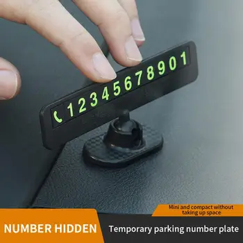 Araba Geçici Dur İşareti Park Kartı Telefon Numarası Kart Plaka dacia duster bahar logan 11x2cm Araba Aksesuarları Yeni