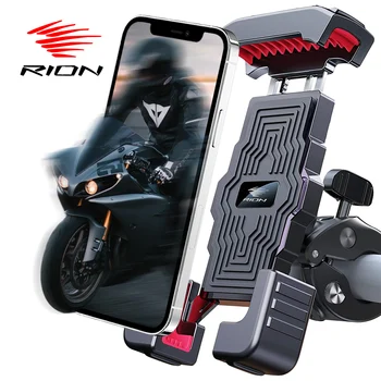DEMİR Bisiklet telefon tutucu Bisiklet telefon standı motosiklet GPS Akıllı Telefon Braketi MTB Dağı 4.7-7 inç 360°Rotasyon Shakeproof
