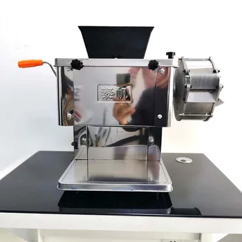 mutfak Paslanmaz Çelik Elektrikli metal kesme makinesi Otomatik et dilimleyici sığır parçalama dilimleme makinesi