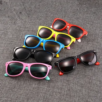 Polarize Güneş Gözlüğü TR90 Yeni Çocuk Erkek Kız güneş gözlüğü Silikon Güvenlik Moda Gözlük Hediye Çocuklar İçin Bebek UV400 Gözlük