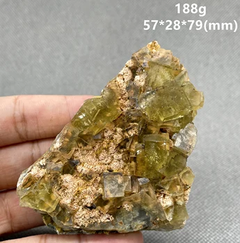 yeni! BÜYÜK! 100 % Doğal Pekin sarı florit Küme mineral örnekleri Taşlar ve kristaller kuvars Şifa kristal
