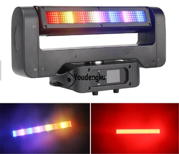 4 adet Çin Yeni 500 * 0.2 w yıkama bar dj ışın RGB 3in1 piksel led hareketli kafa ışık DMX 150 w RGB LED strobe 5 segment kontrolü