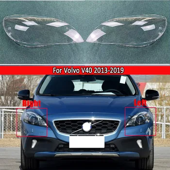 Şeffaf Abajur Ön Far Kapağı Lamba Gölge Far Kabuk Lens Pleksiglas Araba Aksesuarları Volvo V40 2013-2019