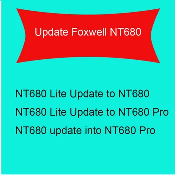 Güncelleme Ücreti Foxwell NT680 Lite Güncelleme Foxwell NT680 pro Tüm Sistemler Teşhis OBDII Tarayıcı Özel Fonksiyonlar
