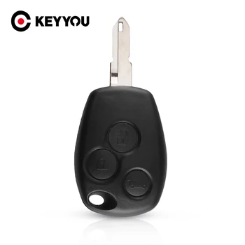 KEYYOU 3 Düğmeler Uzaktan Anahtar Kapak Araba Yedek renault kılıfı Ücretsiz Kargo