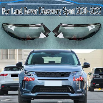 Land Rover Discovery Spor için 2020~2022 Kap Lampu Transparan Penutup Lampu Depan Penutup Lampu Depan Kerangka Lens Pleksiglas
