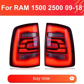 1 Çift LED arka lambası Meclisi Dodge Ram 1500 2500 2009-2018 için Arka Lambası Tak ve Çalıştır LED Dönüş Fren Arka Kuyruk Lambası