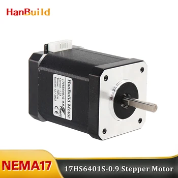 3 adet nema17micro step motor 17HS6401S 0.9 derece 60mm 1.7 A 70N.CM 3D yazıcı cnc hibrid step motor 0.9 derece için 4 telli