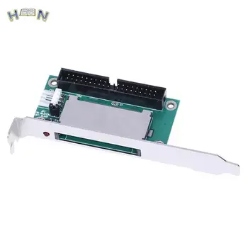40-Pin CF kompakt flash kart 3.5 IDE dönüştürücü adaptör PCI braketi arka panel