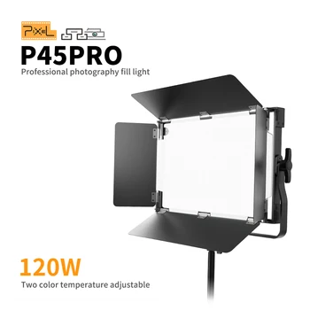 Piksel P45pro RGB Fotoğraf stüdyo ışığı 120W Yüksek Güç Çift renkli LED stüdyo ışığı 3000K-8000K Dolgu Lambası Video Çekimi İçin
