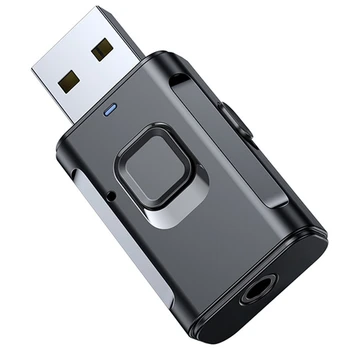 USB Bluetooth 5.0 kablosuz AV alıcısı-vericisi Alıcı USB Bluetooth Ses Adaptörü Araba bluetooth alıcısı Destek Çağrısı