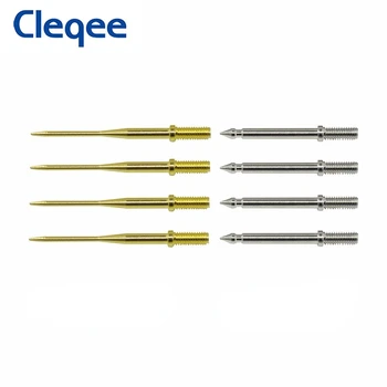 Cleqee P8003. 1 8 ADET Değiştirilebilir İğneler Test Probları + koruyucu kapaklar Kiti 1mm Keskin ve 2mm Kalınlığında İğne Pimleri 2mm Konu