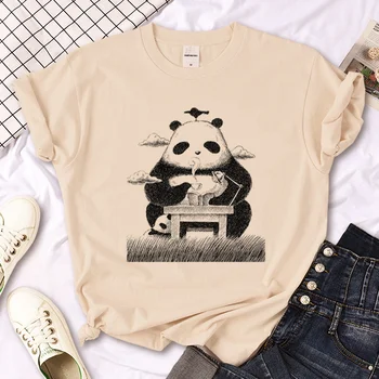 Panda üst kadın Y2K manga t shirt kadın y2k giyim