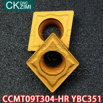 CCMT09T304-HR YBC351 CCMT32. 15-HR YBC351 Karbür Uçlar Kesici Torna ahşap Dönüm Araçları CCMT CNC Freze araçları için çelik