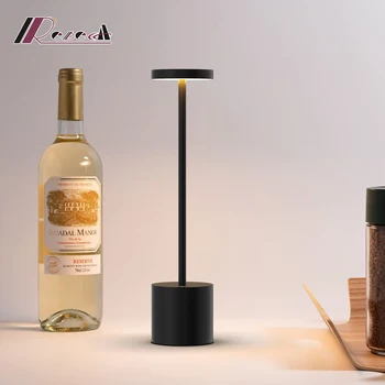 LED Masa Lambası Modern Restoran yemek ışığı USB Şarj Edilebilir Yaratıcı Aydınlatma Dekor Bar Otel Yemek Odası İçin Basit Tasarım