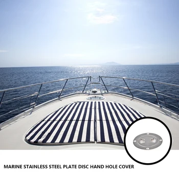 Plaka Yuvarlak Ayrılabilir Skid geçirmez Kapakları Paslanmaz Çelik O-ring Su Geçirmez Kapak Kapak Yat Tekne Parçaları Parçaları Değiştirmeleri