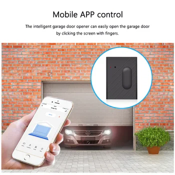 Graffiti WiFi Akıllı Garaj Kapısı Anahtarı Tuya Akıllı Garaj Kapısı Açacağı Kablosuz Uzaktan mobil uygulama Kontrol Desteği Alexa