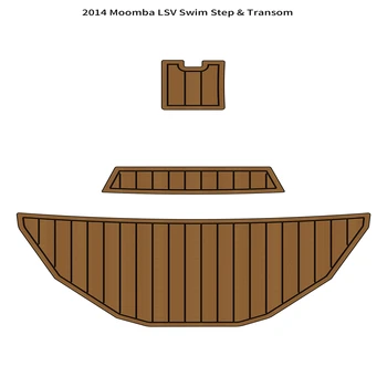 2014 Moomba LSV Yüzmek Adım Platformu Aynalık Mat Tekne EVA Köpük Tik Güverte Zemin Pedi
