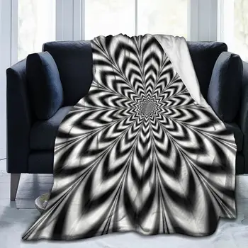 Yeni 3D Kişilik Baskılı Flanel Battaniye Levha Yatak Yumuşak Battaniye Yatak Örtüsü Ev Tekstili DecorationDizzy