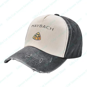 Moda Maybachs kovboy beyzbol şapkası Erkek Kadın Vintage ayarlanabilir Karışık renk dikiş beyzbol şapkası Yıkanmış Baba Şapka
