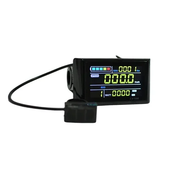 SW900 Renkli Ekran Ebike LCD Ekran 24 V/36V/48V/60V/72V E-Bisiklet Metre LCD Panel Ekran Ebike Aksesuarlar