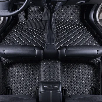 Özel Deri Araba Paspaslar Subaru XV 2018-2021 İçin Aksesuarları Tapete Automotivo Para Carro tasarım İç