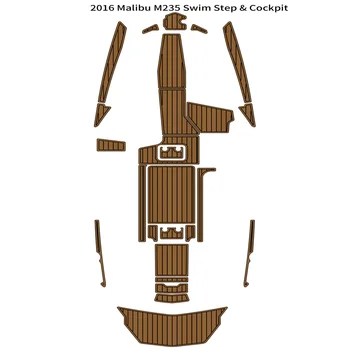 2016 Malibu M235 Yüzmek Platformu Kokpit Ped Tekne EVA Köpük Tik Güverte Zemin Mat