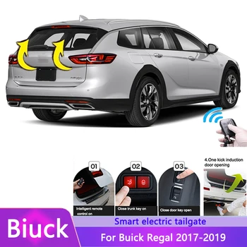 Buick Regal 2017-2019 için Elektrikli Bagaj Kapağı Modifiye Bagaj Kapağı Araba Modifikasyonu Otomatik Kaldırma Arka Kapı Elektrikli Bagaj