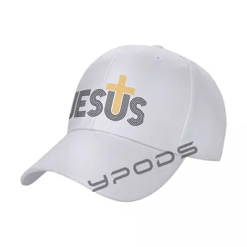 İsa Hıristiyan Çapraz erkek Klasik beyzbol şapkası Ayarlanabilir Toka Kapatma Baba Şapka Spor Kap