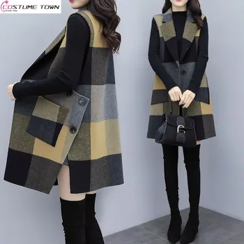 2023 Sonbahar / Kış Yeni kadın Giyim Kore Versiyonu Orta Uzunlukta Moda Slim Fit ve İnce Mizaç kadın Ceket