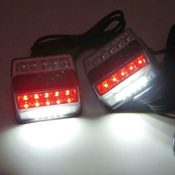 Parçaları Değiştirme IP68 2 Adet Arka Sol Sağ LED Dalgıç park lambaları Römork Kiti tekne Işaretleyici Su Geçirmez Dayanıklı Kullanışlı