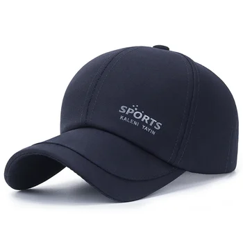 Unisex pamuklu beyzbol şapkası Düz Boş Baba Şapka Ayarlanabilir Şapka Günlük vizör kep Açık Spor Şapka şoför şapkası