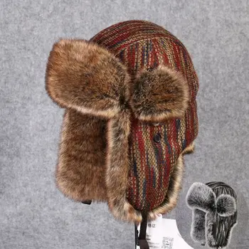 Sıcak Kış Kap erkek şapkaları Büyük Boy Büyük Baş Çevresi 62cm kulak koruyucu soğuk şapka Kış pamuklu kasket Bayanlar kayak şapkası