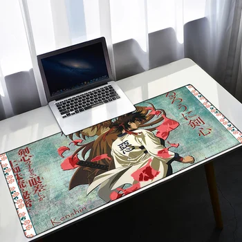 Oyun Dolabı MASA MAT Rurouni Kenshin Mouse Pad 900 × 400 Halı Mausepad Oyun Masası Pedleri Bilgisayar Pc KLAVYE Fare Masası