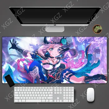 XGZ Japonya Anime Büyük Göğüsler kaymaz Mouse Pad Büyük Sevimli Kız Mousepad Dizüstü Ofis oyun aksesuarları kauçuk ped Bilgisayar Mat