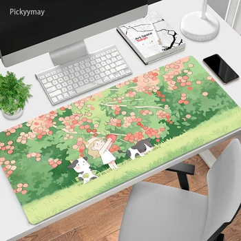 Mouse Pad Kawaii Klavye Pedi Mousepad Sevimli Halı Pc Ofis Aksesuarları Ev Bilgisayar Fare Mat Anime Halı Masa Matı Halı 