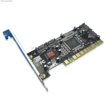 YENİ PCI 4 Port SATA Raıd Denetleyici Genişletme Kartı Adaptörü masaüstü bilgisayar HDD SSD Toptan