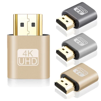 HDMI Uyumlu Sanal Ekran Adaptörü 4K Fit Başsız displayport kukla Ekran Fişi EDID Emülatörü Video bitcoin madenciliği DP
