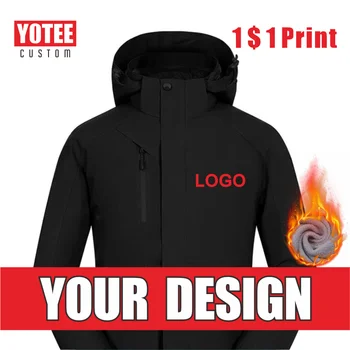 YOTEE Özel Ceket Rüzgarlık LOGO Logo Kişiselleştirilmiş Özel kadın Spor Hoodie Toptan erkek Açık Su Geçirmez Ceket
