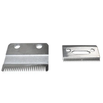 2 Adet Saç Sakal Bıçak Kesici + Alt Kesici Elektrikli Makas için Yedek Wahl Elektrikli Kesme Makası Seti Gümüş