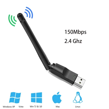 Z5 USB wifi adaptörü 150 Mbps 2.4 ghz Anten USB 802.11 n/g / b Ethernet Wi-fi dongle usb lan Kablosuz Ağ Kartı PC wifi alıcısı